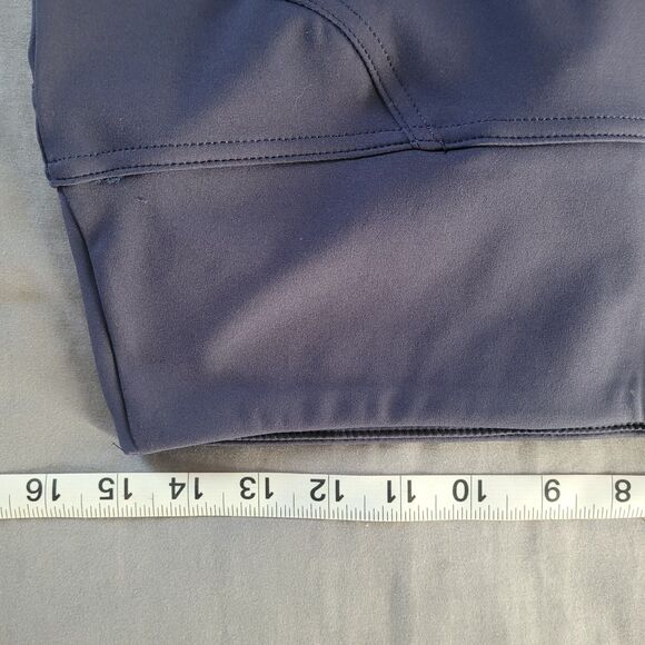 Halara Pants Womens Size Large Navy Blue Flare Leg Stretch High Waisted Pockets - Picture 4 of 8